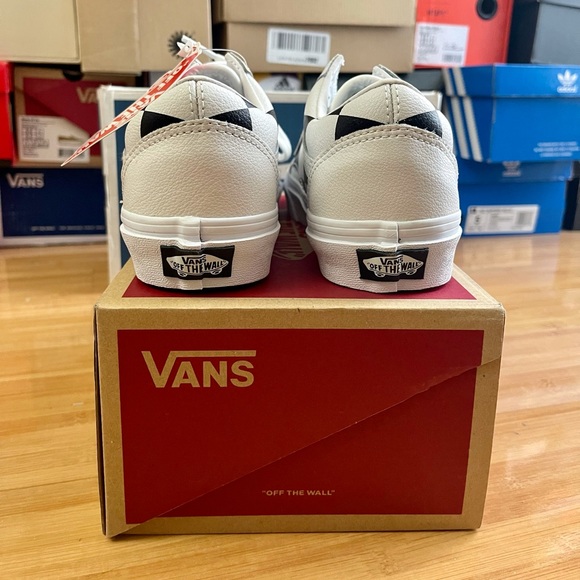 🖤🤍LEATHER CHECKERBOARD🖤🤍OLD SKOOL Vans Shoes🖤 - Picture 7 of 9